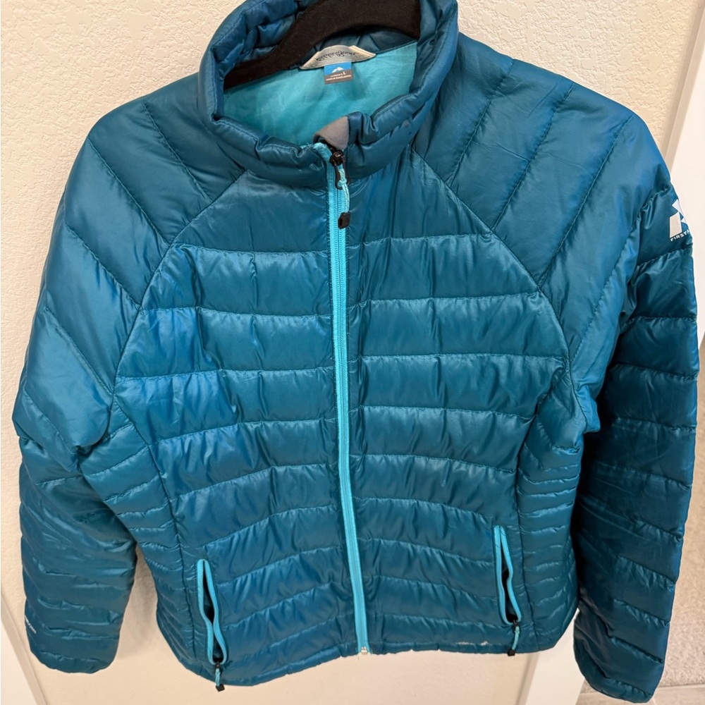 Eddie Bauer women’s Teal Puffer Jacket